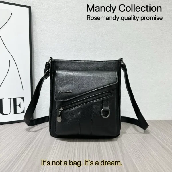 RoseMandy Black Bag